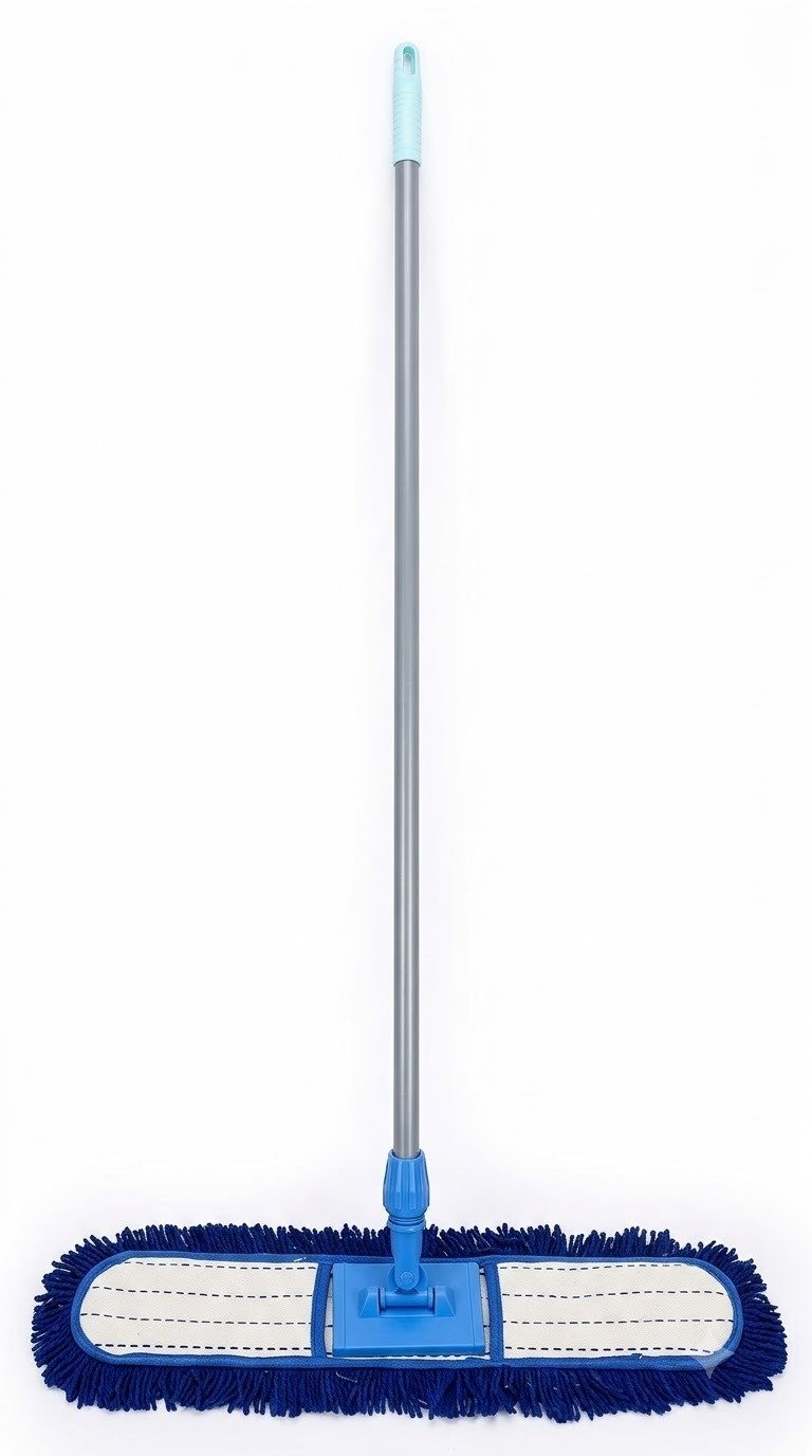 Dust Control Mop 24 inch Plastic Frame synthetic yarn