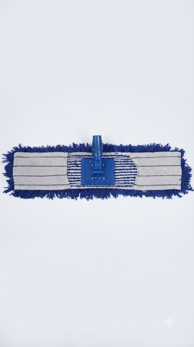 Dust Control Mop (Blue Yarn Plastic frame)